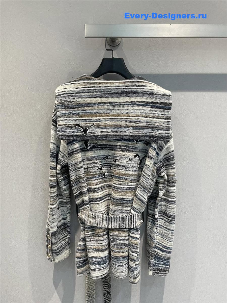 CC belted knitted cardigan