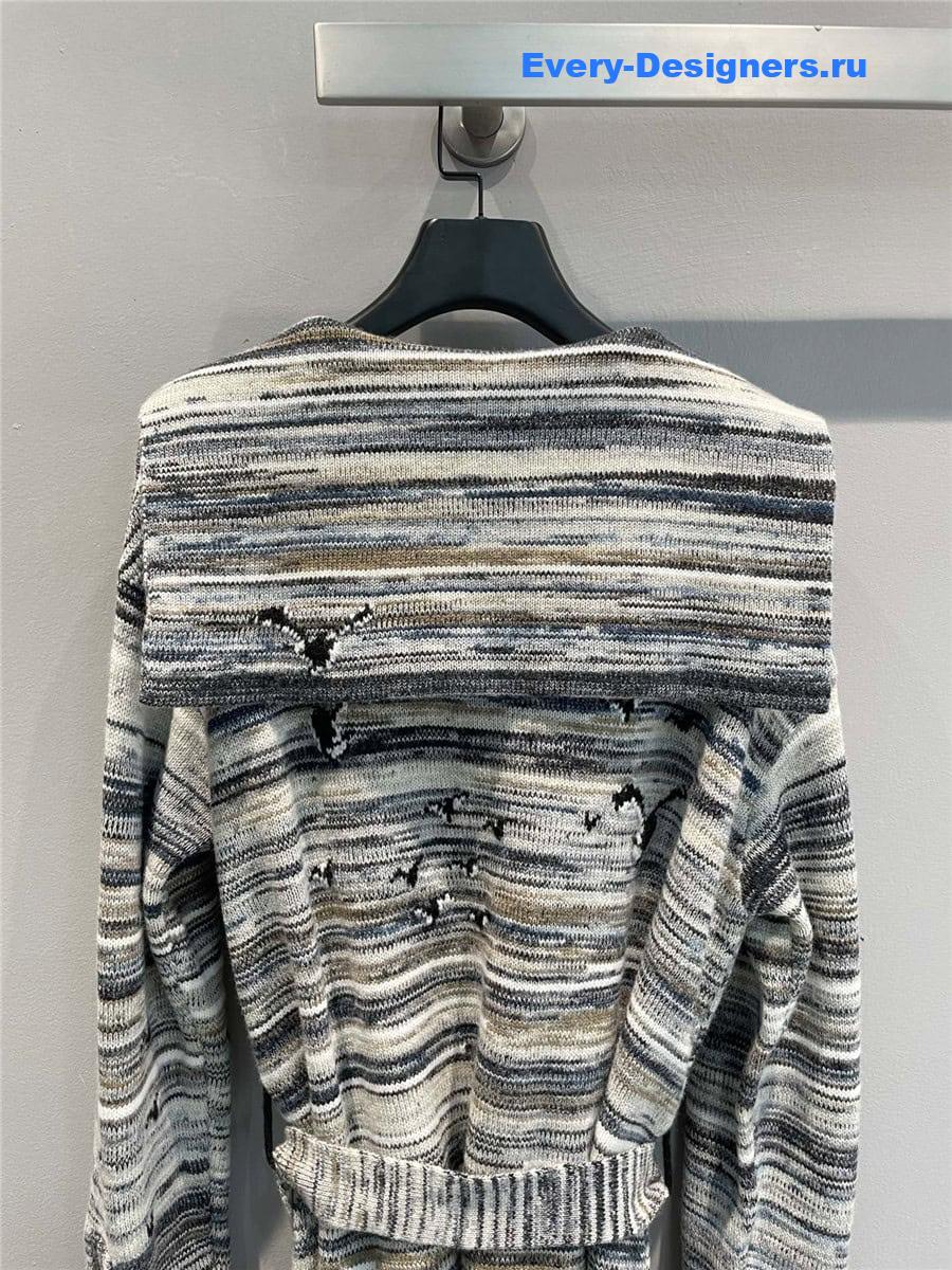 CC belted knitted cardigan