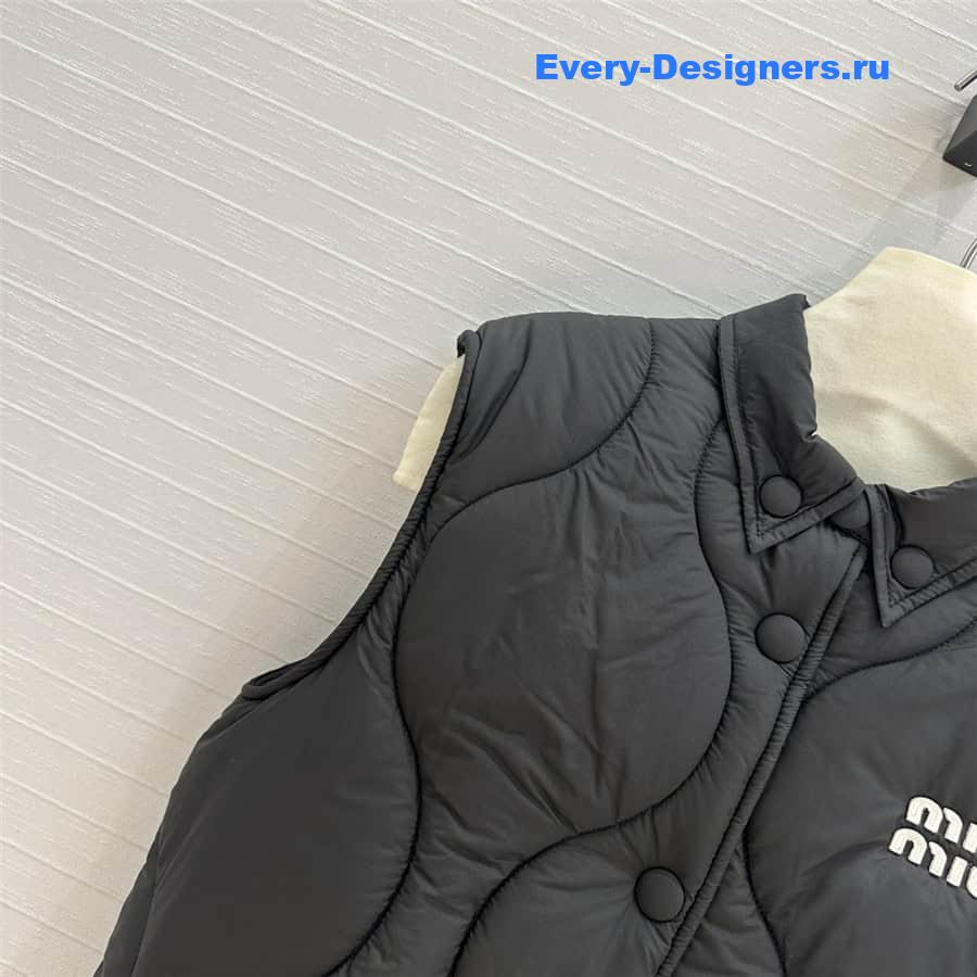 M1um1u quilted waistcoat