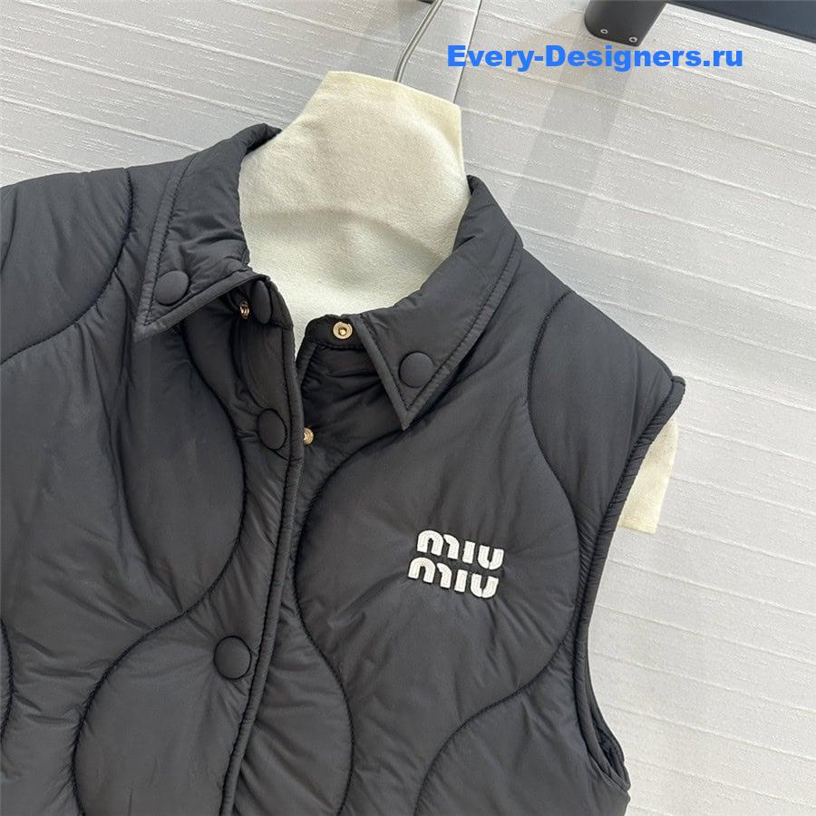 M1um1u quilted waistcoat