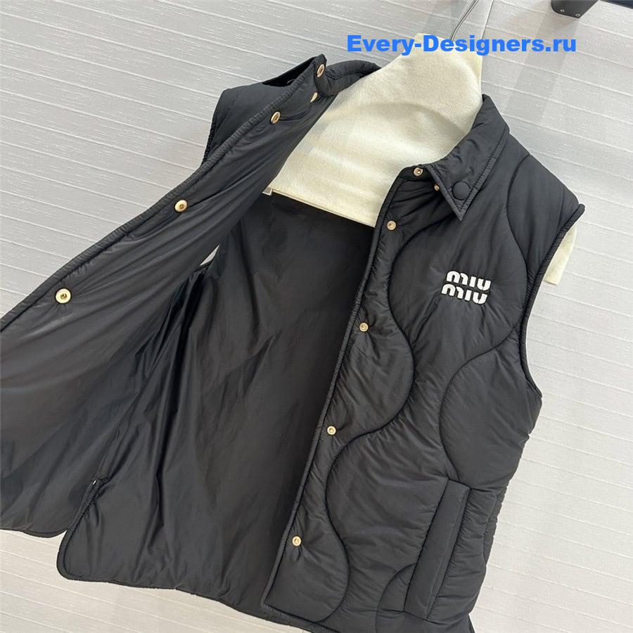 M1um1u quilted waistcoat