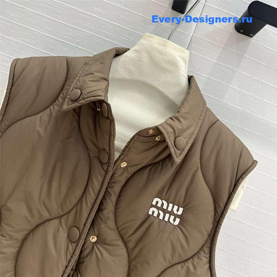 M1um1u quilted waistcoat