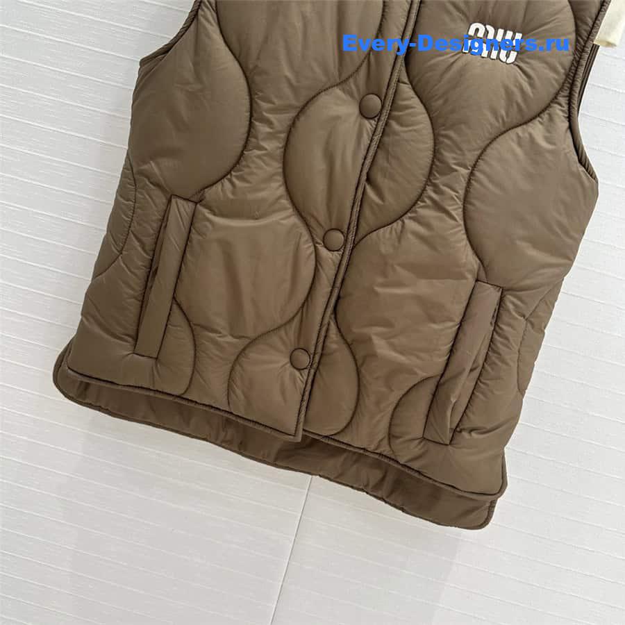 M1um1u quilted waistcoat