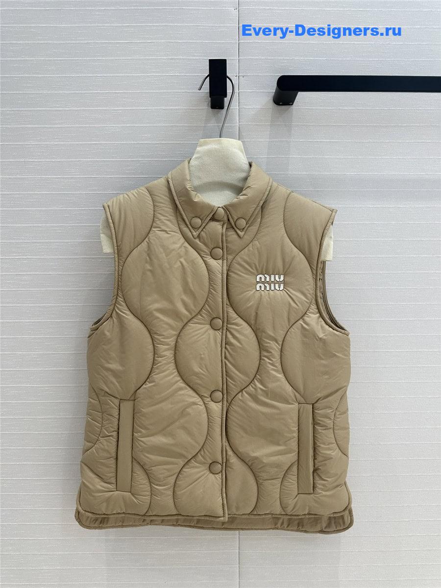 M1um1u quilted waistcoat