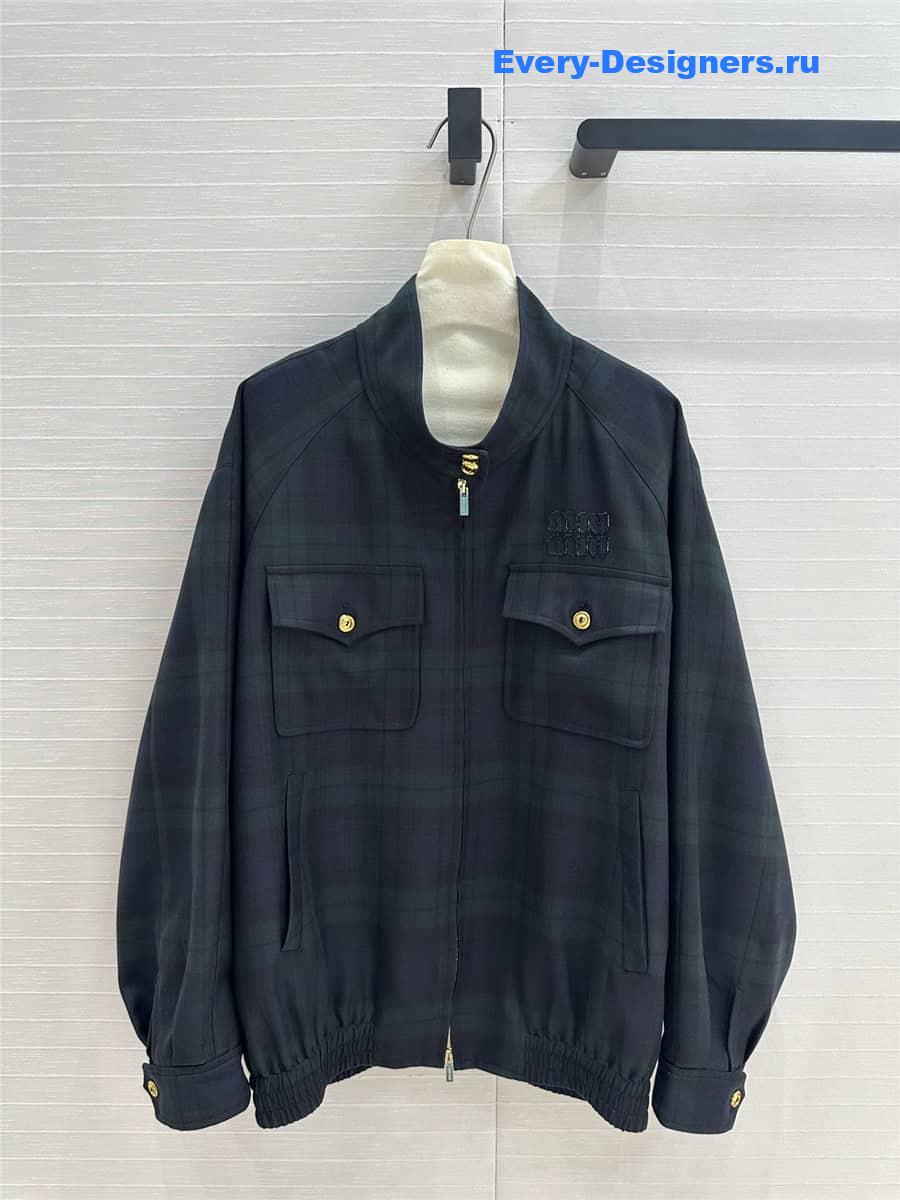 M1um1u drop shoulder jacket