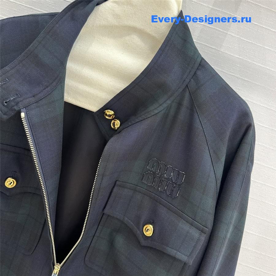 M1um1u drop shoulder jacket