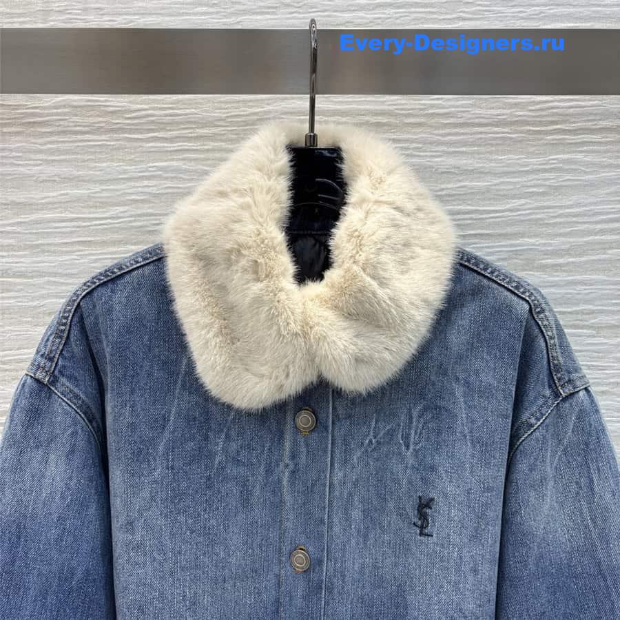 Y51 quilted denim jacket