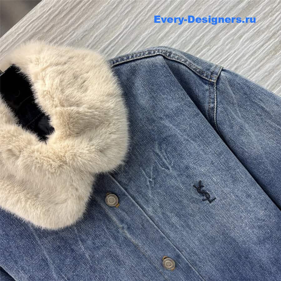 Y51 quilted denim jacket