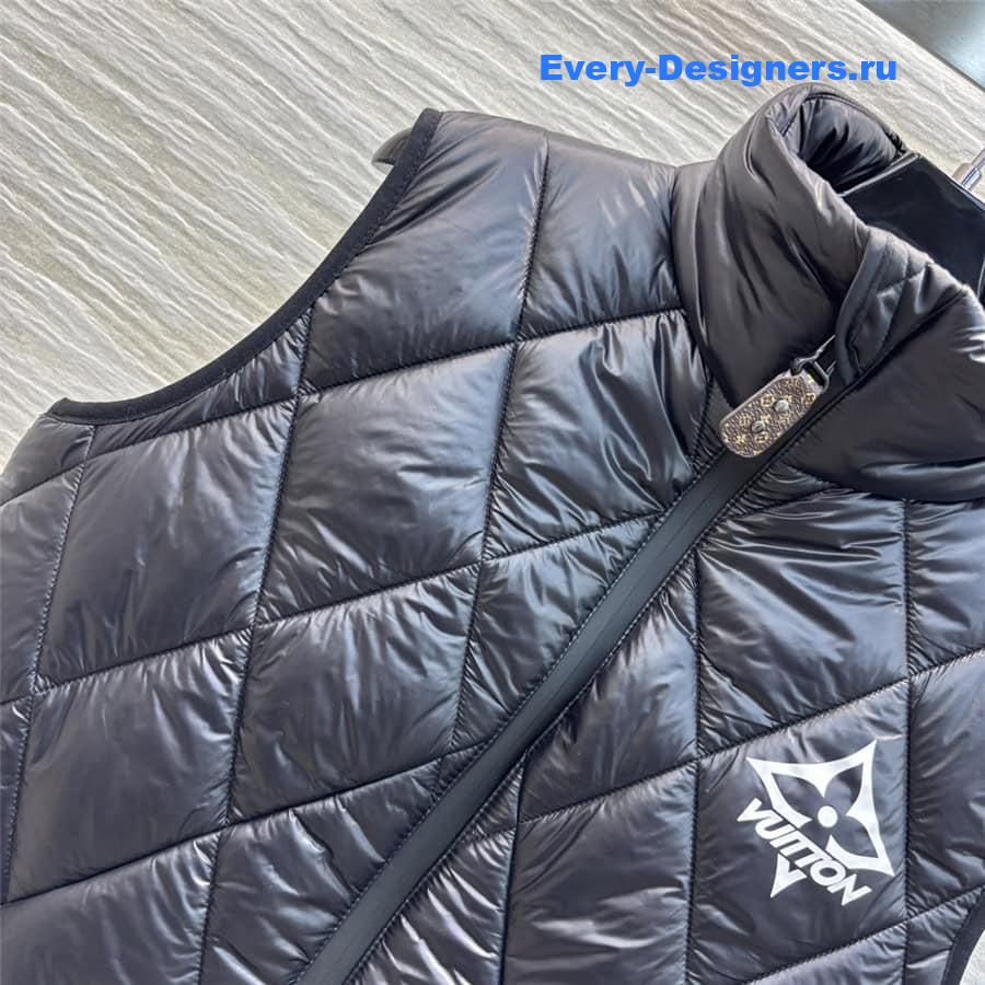l0vis Vvtt0n lv quilted vest zipper jacket
