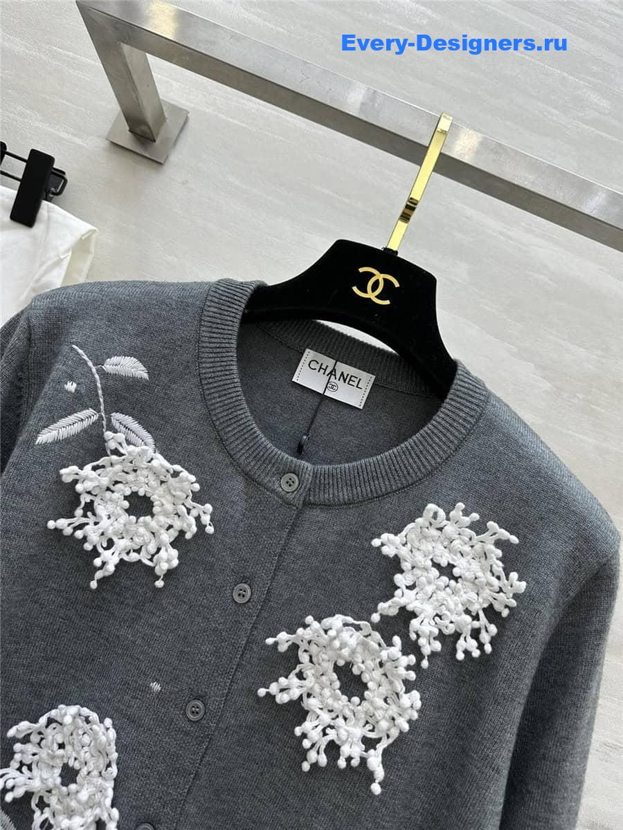 CC Edelweiss embroidered cardigan