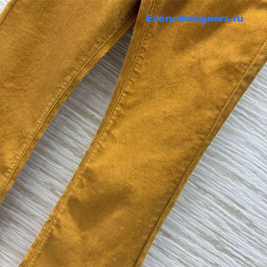 Ce1i*e corduroy straight pants