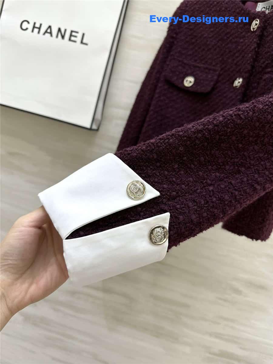 CC soft tweed jacket