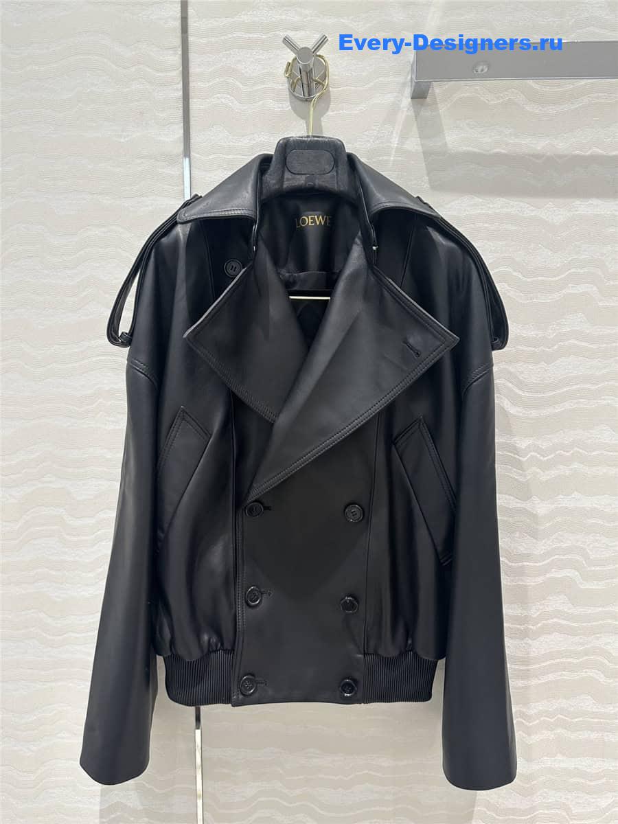 L0ew* leather jacket