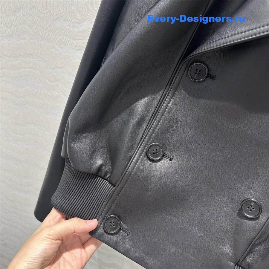 L0ew* leather jacket