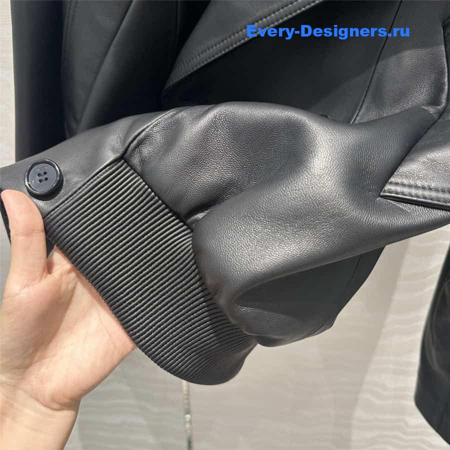 L0ew* leather jacket