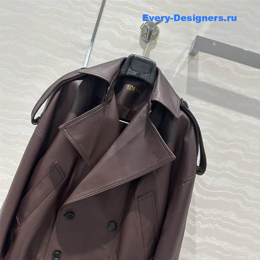 L0ew* leather jacket