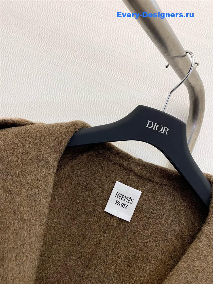 H**me5 hooded wool coat