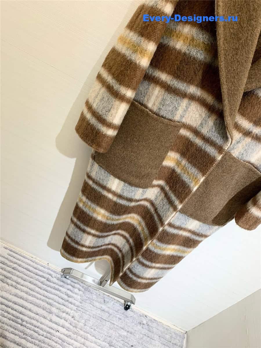 H**me5 hooded wool coat