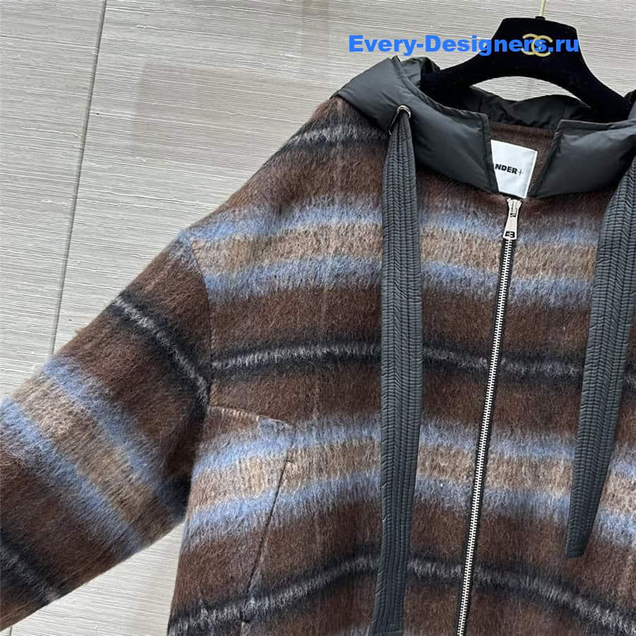 jil sander cashmere short coat