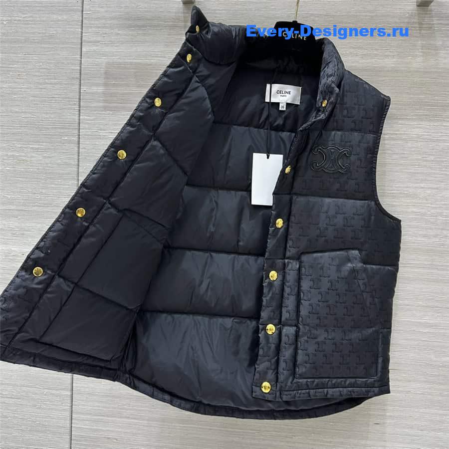 Ce1i*e quilted jacket down vest