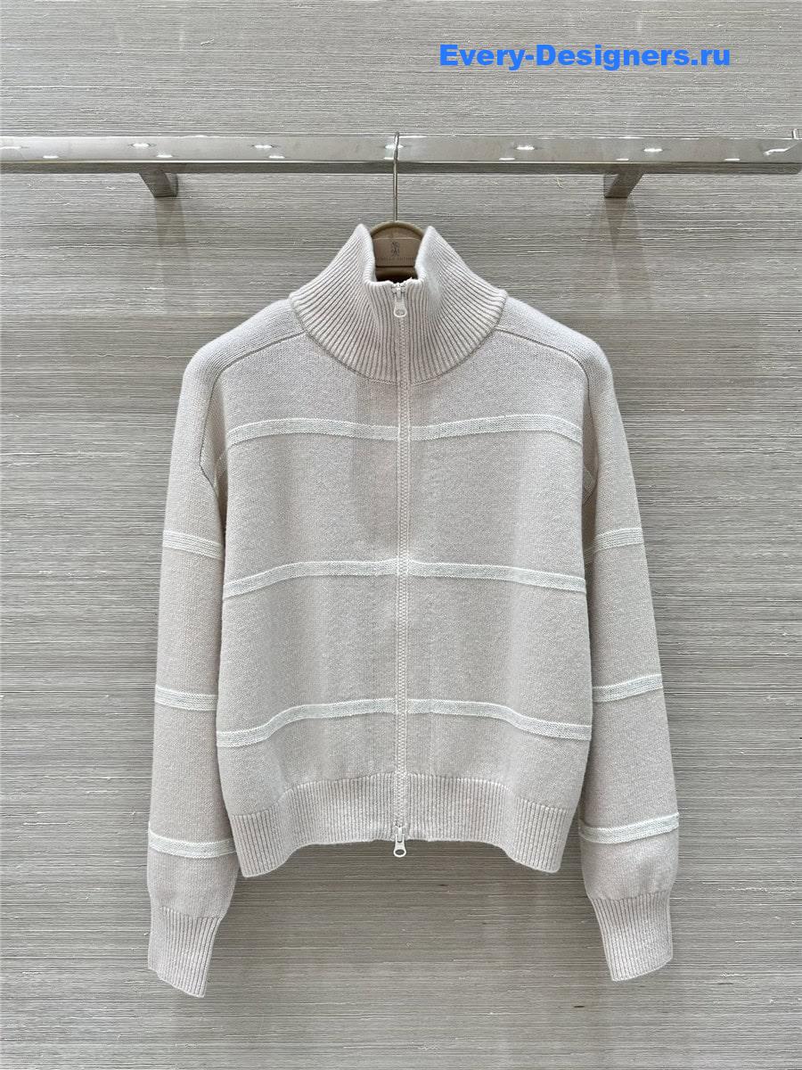 BC Cashmere Zip-Up Cardigan