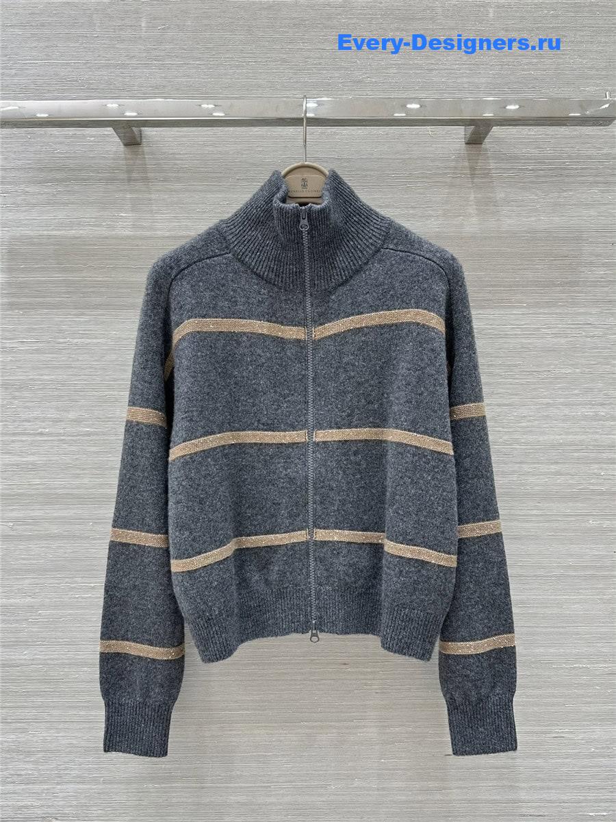 BC Cashmere Zip-Up Cardigan