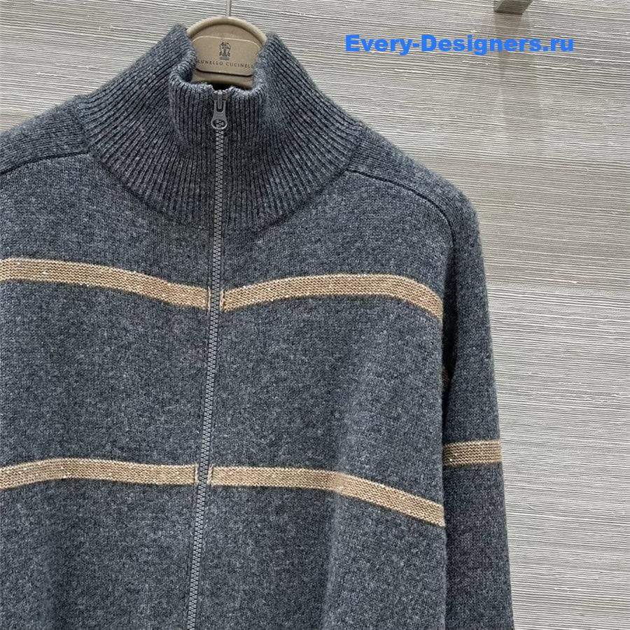 BC Cashmere Zip-Up Cardigan