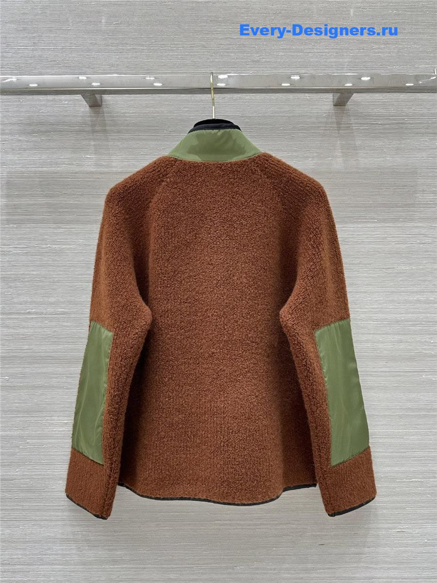 L0r0 P1ana curly cashmere coat