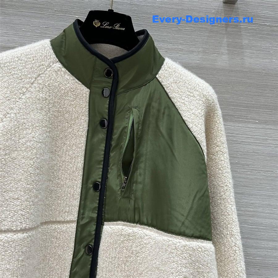 L0r0 P1ana curly cashmere coat