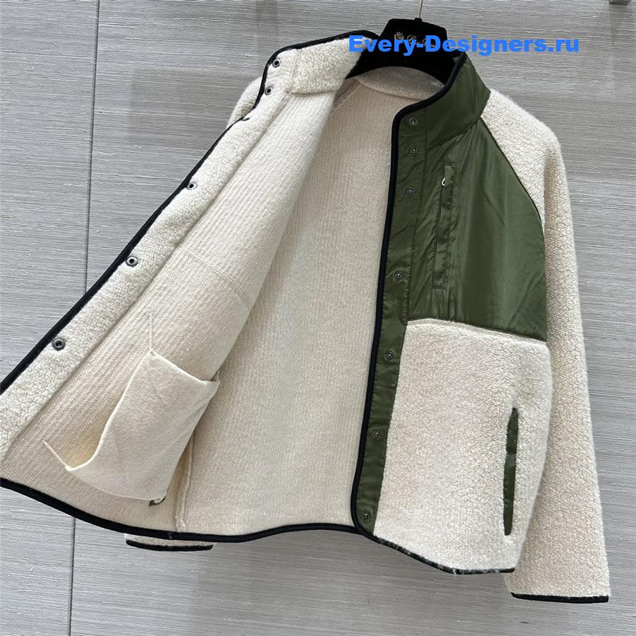 L0r0 P1ana curly cashmere coat