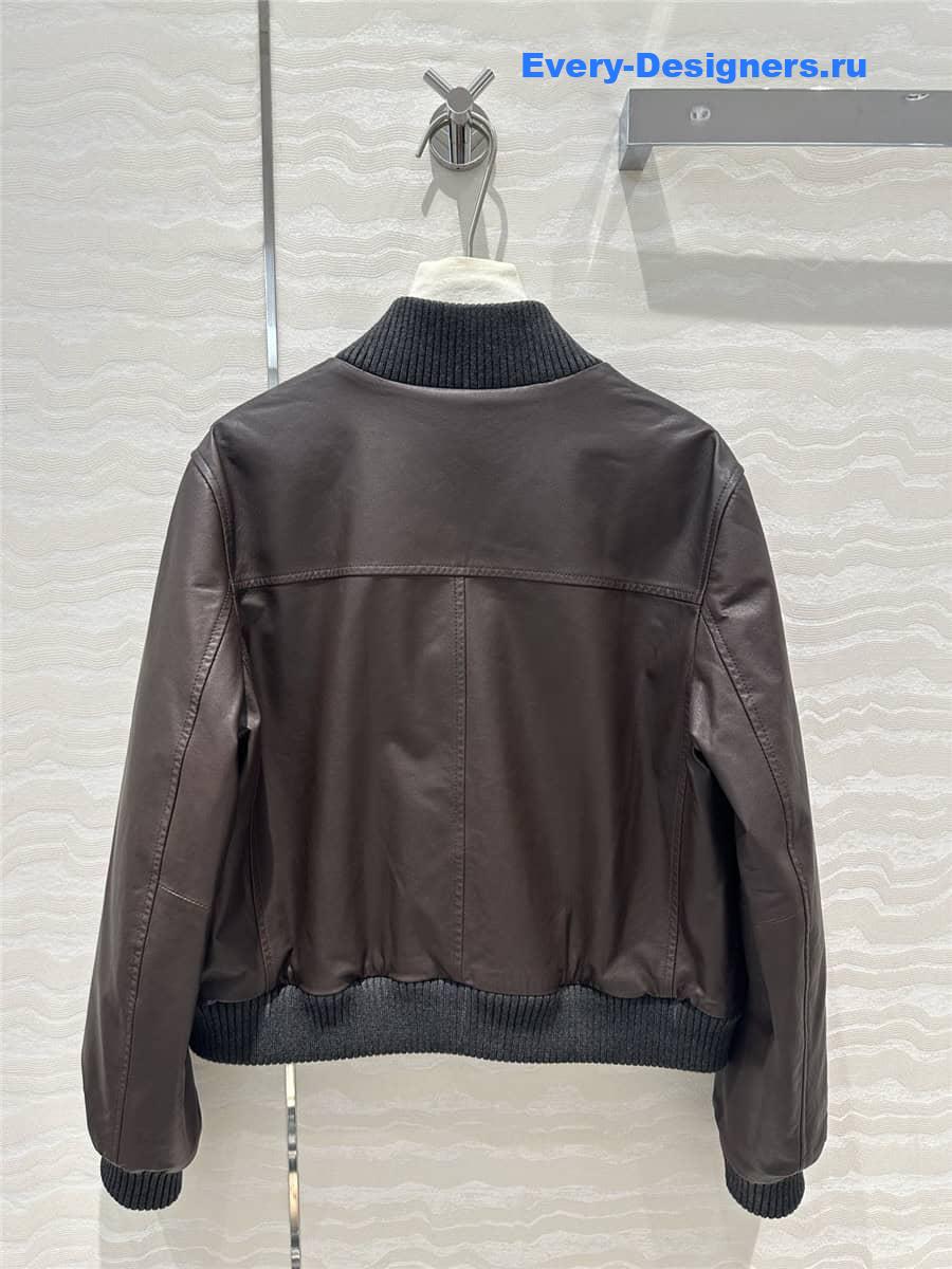 BC leather down jacket