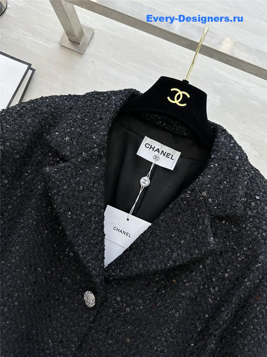 CC sequined woven jacket