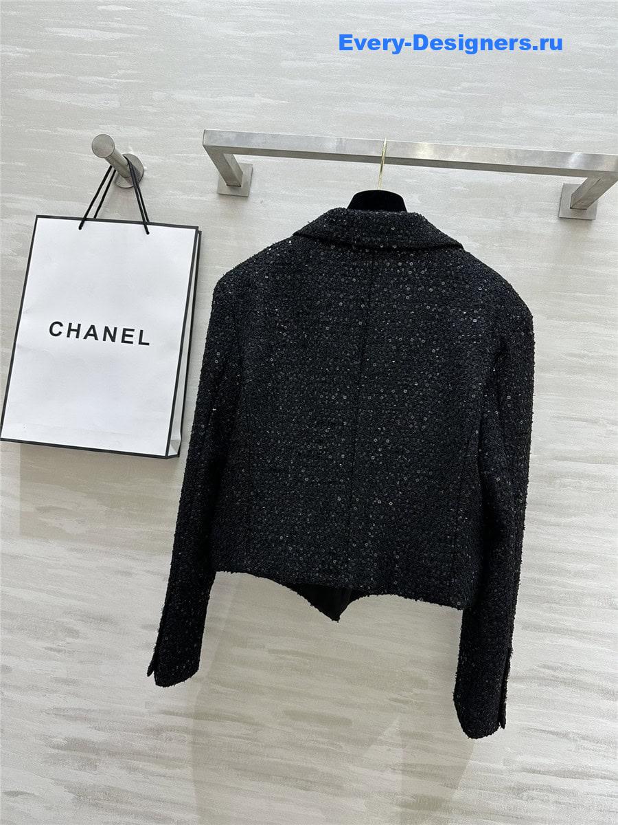 CC sequined woven jacket