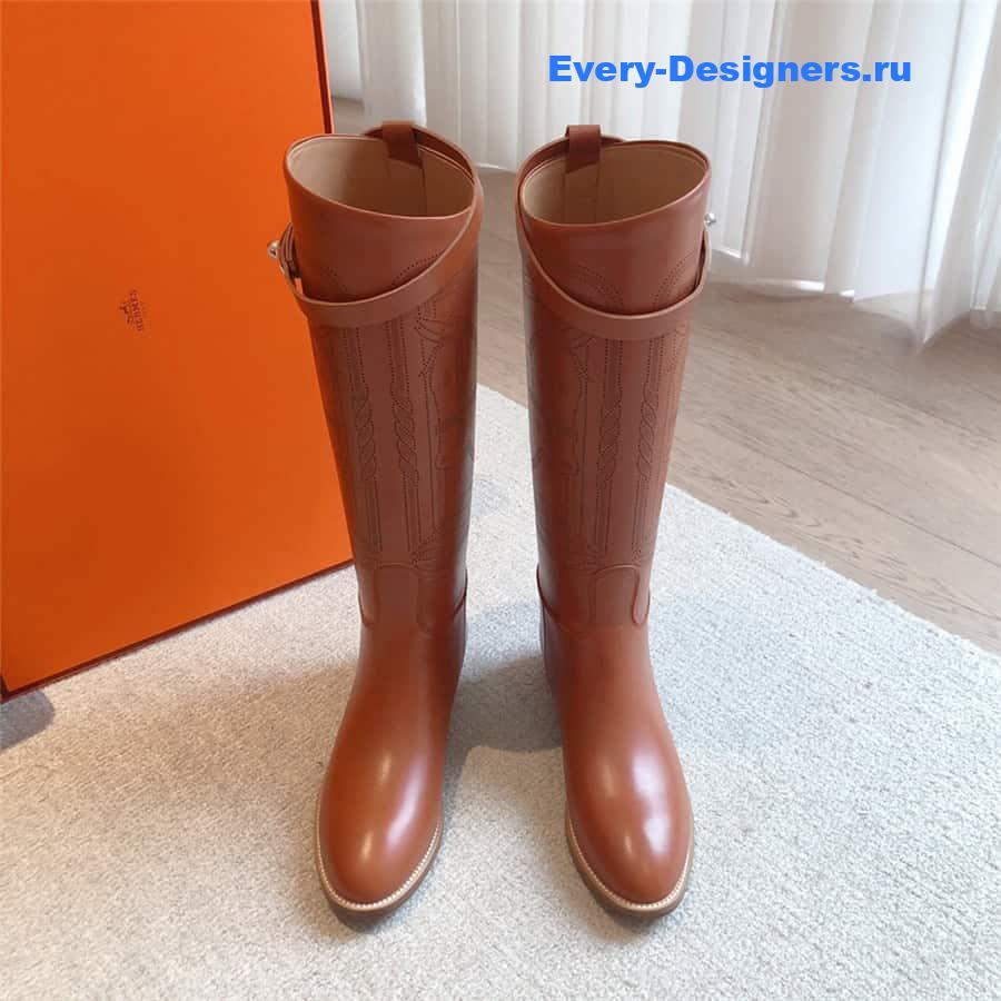 H**me5 jumping boots brown