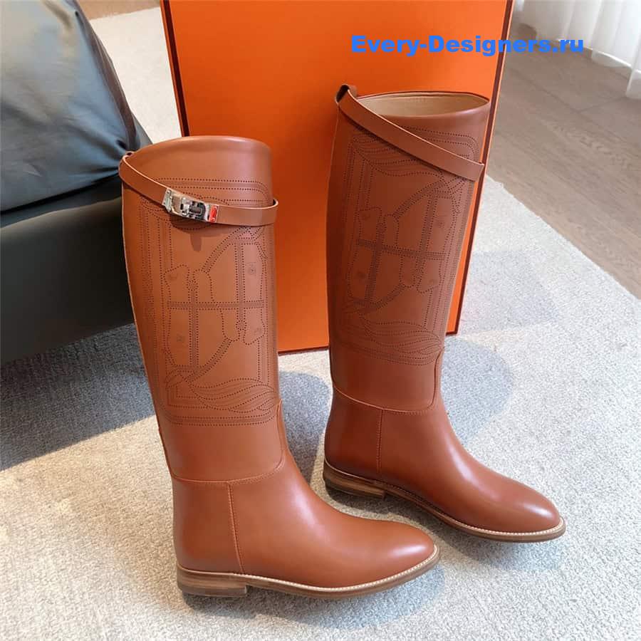 H**me5 jumping boots brown