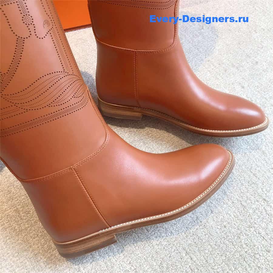 H**me5 jumping boots brown