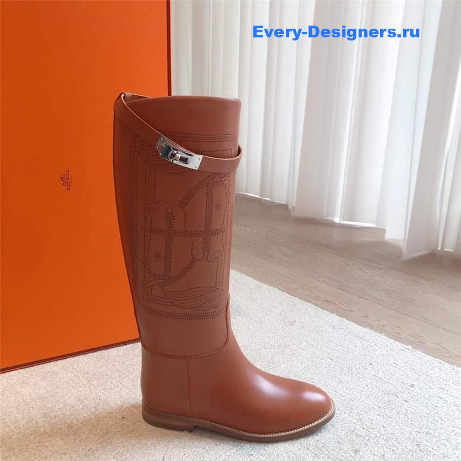 H**me5 jumping boots brown