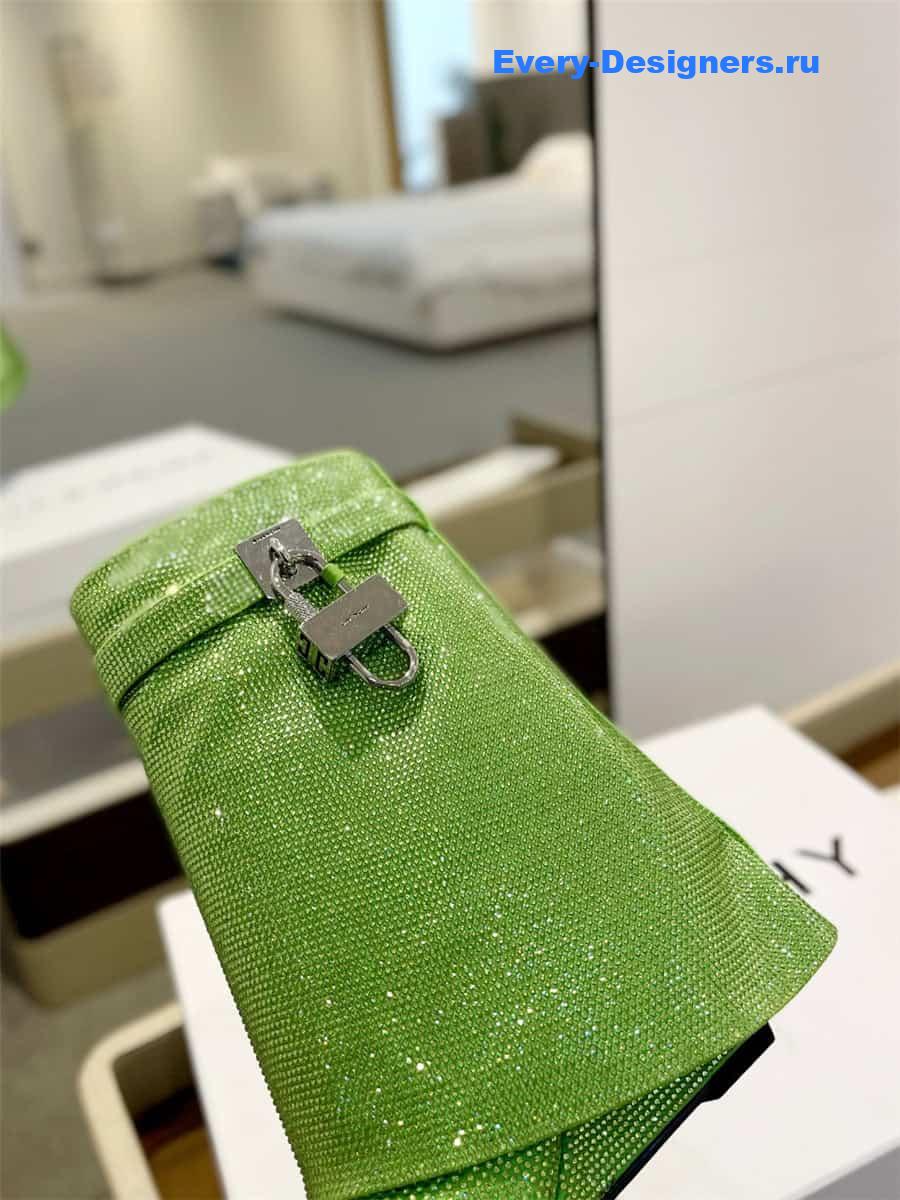 Givenchy Shark Lock Ankle Boots in Green