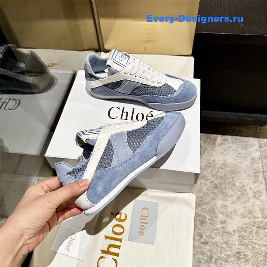 Chloé Kick Blue Sneakers