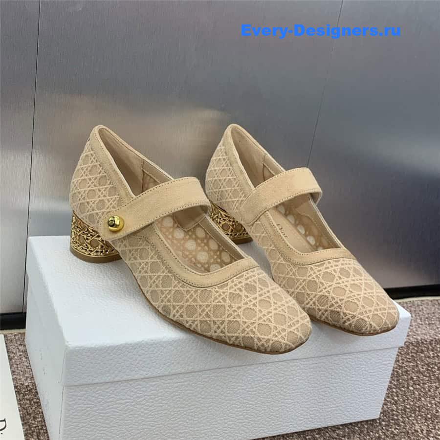 D10r mary jane nude transparent mesh pumps