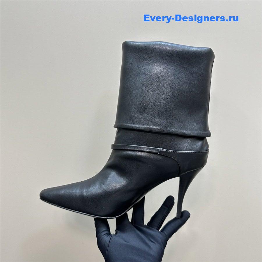 Y51 side zipper ankle boots