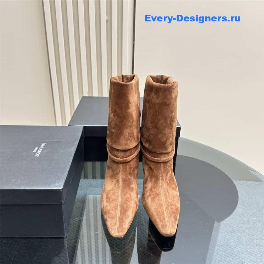 Y51 side zipper ankle boots