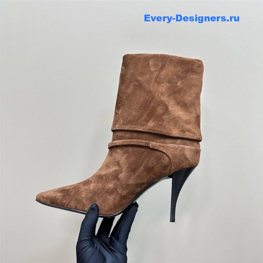 Y51 side zipper ankle boots