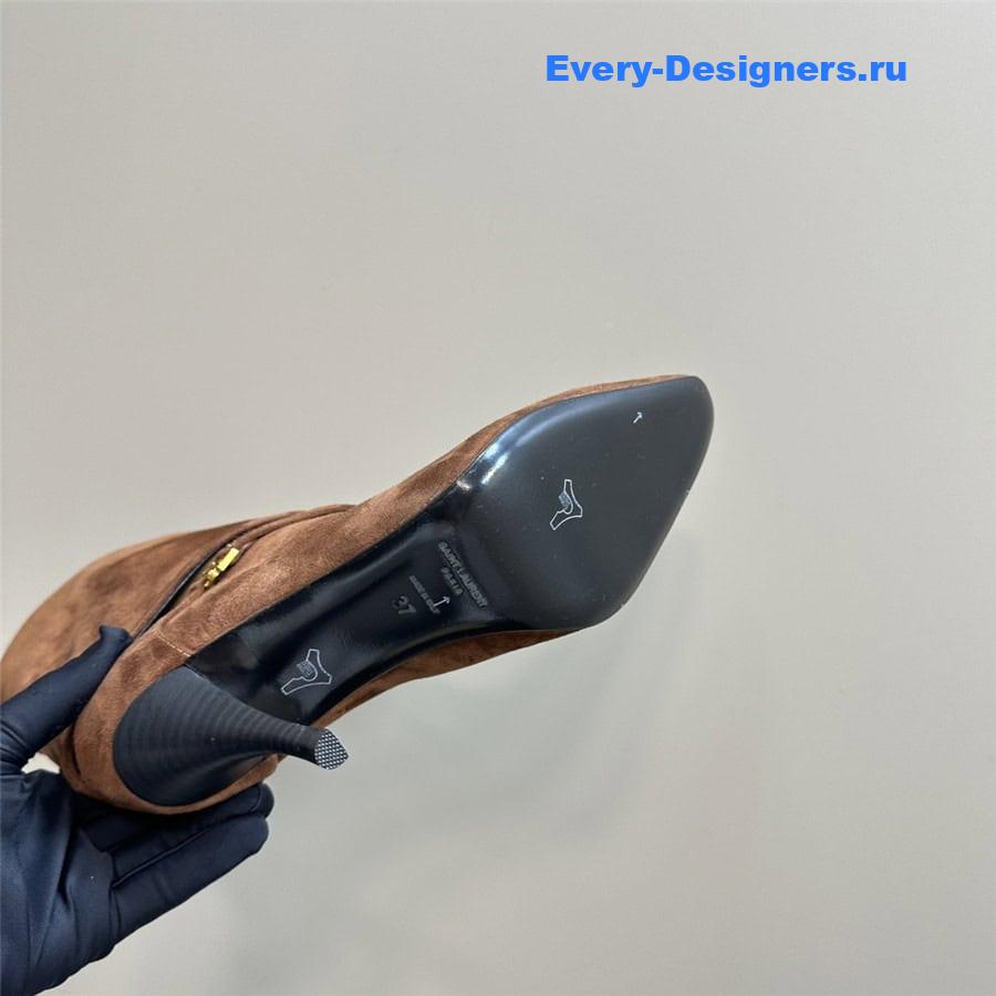 Y51 side zipper ankle boots