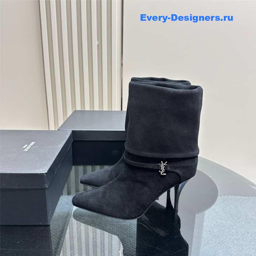 Y51 side zipper ankle boots