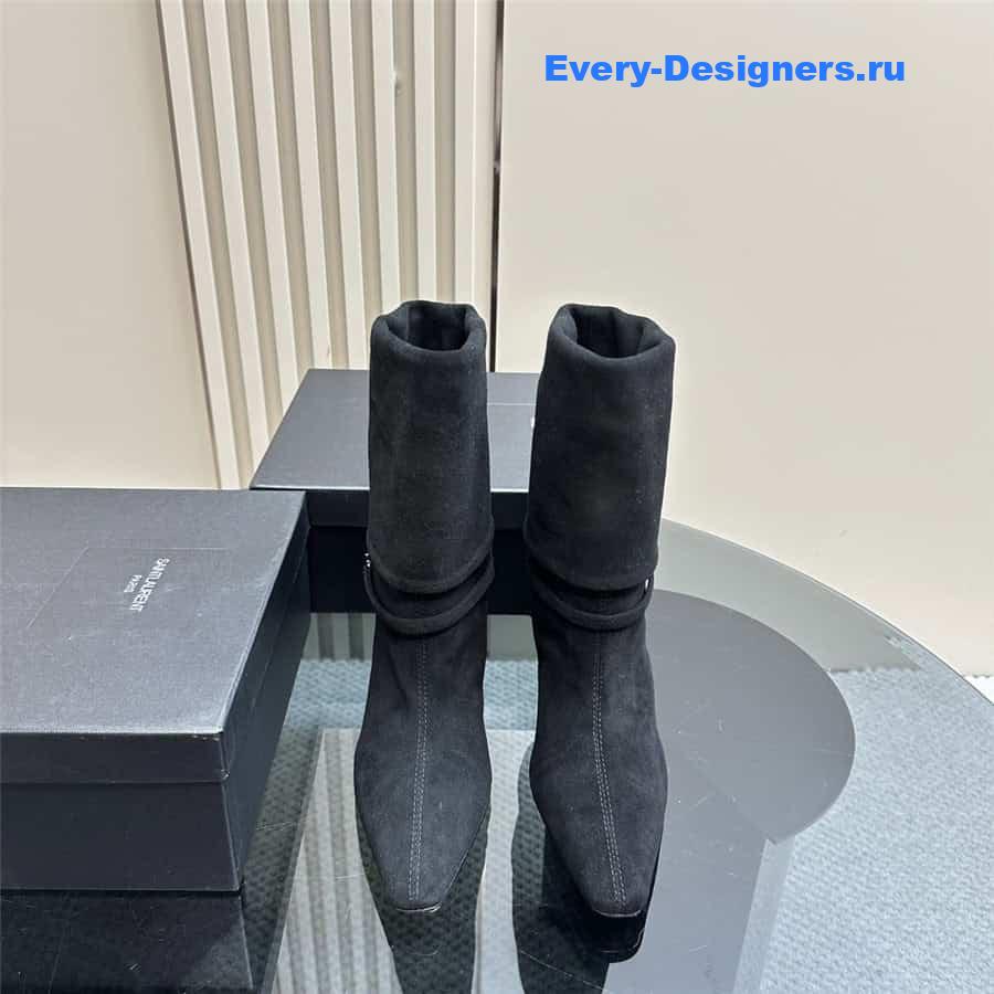 Y51 side zipper ankle boots