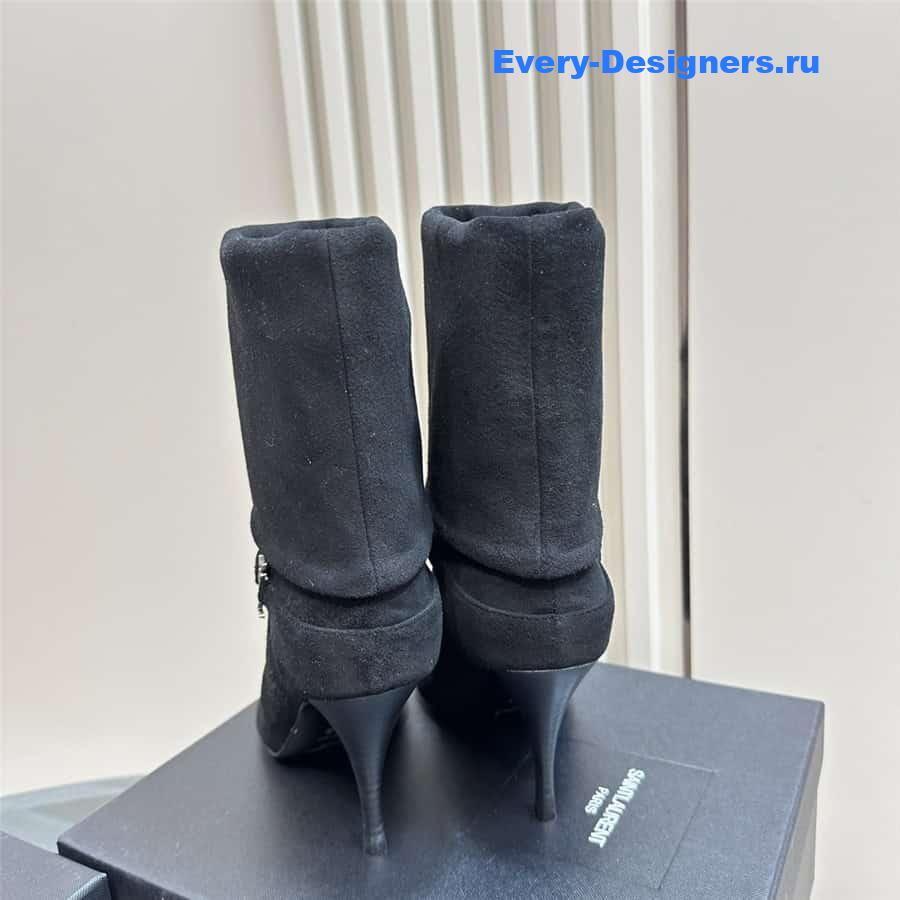 Y51 side zipper ankle boots