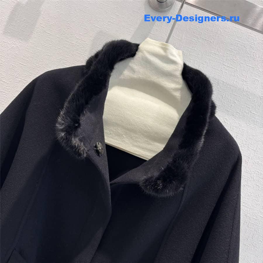 L0r0 P1ana mink cashmere cape