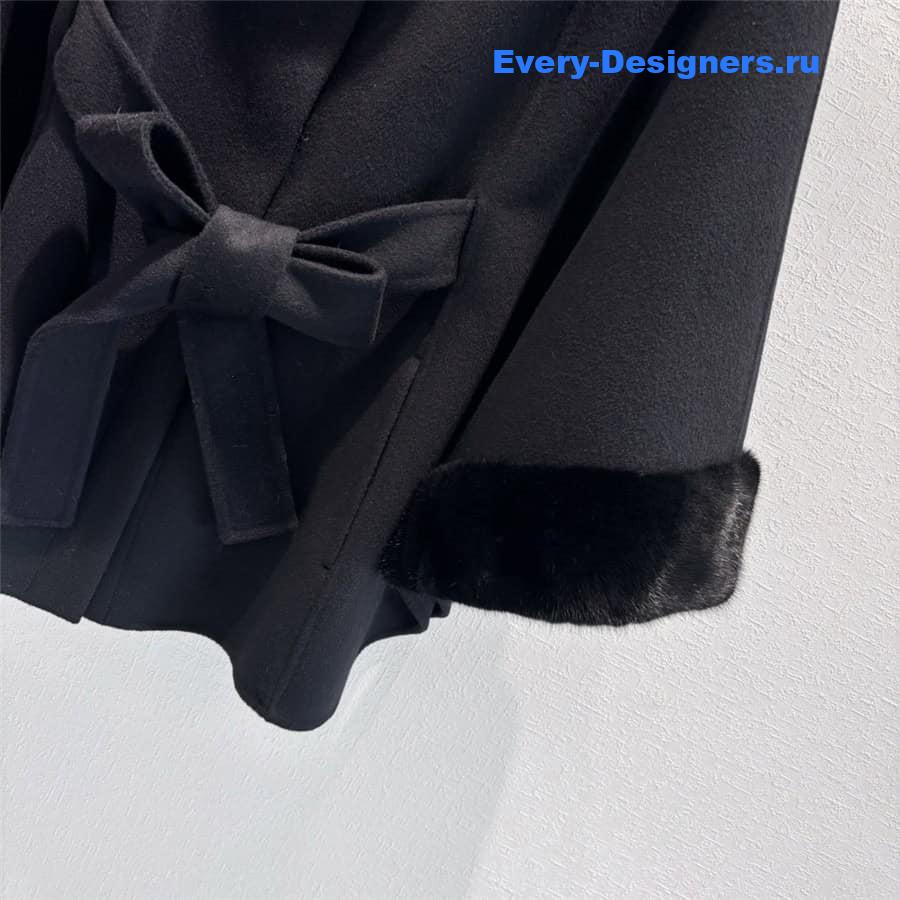 L0r0 P1ana mink cashmere cape