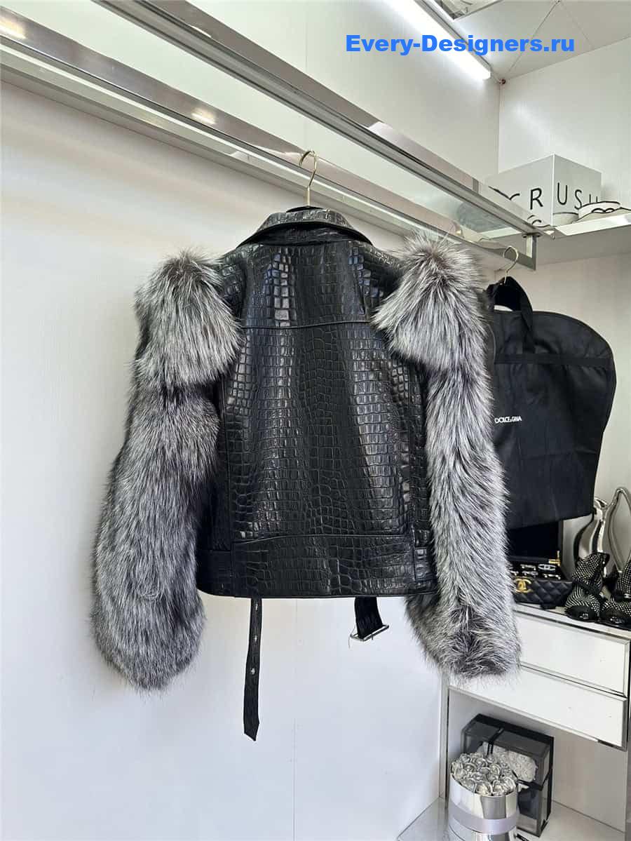 Dolce & Gabbana d&g fur coat